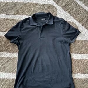 TOM FORD Polo collar cotton shirt